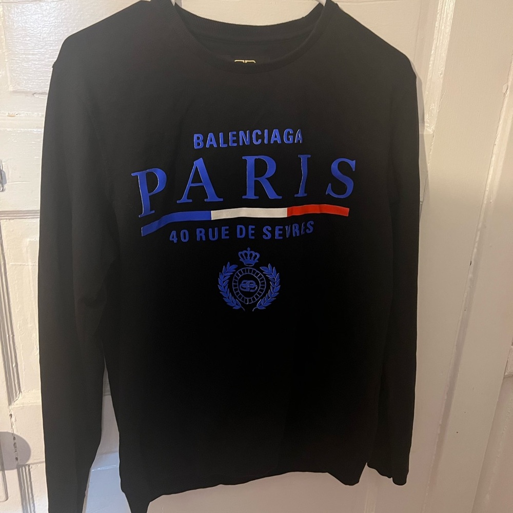 Balenciaga Paris long sleeve shirt